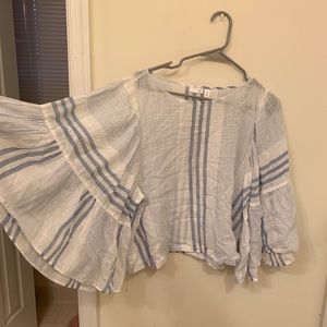 Nordstrom pin stripe flowy top